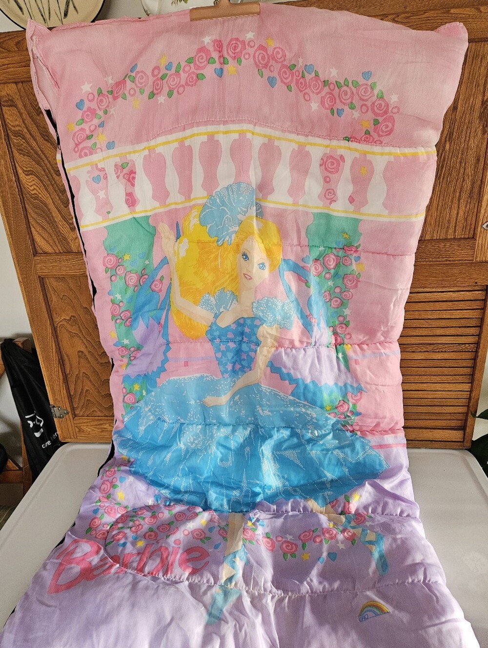 VTG 1992 Barbie Ballerina Children's Sleeping Bag
